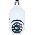 Caméra de lampe de sécurité à domicile sans fil à 360 degrés